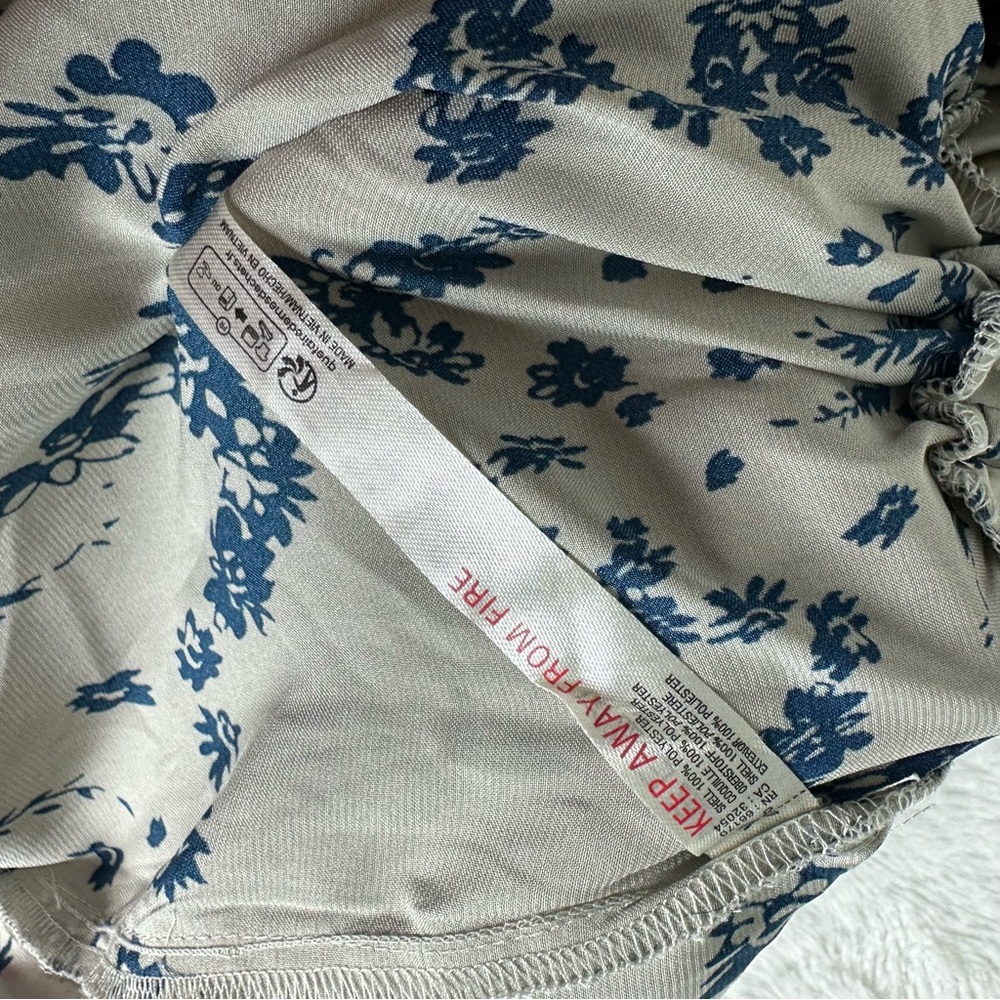 NWOT Intimately Free People Goddess Lounge Wide Leg Pants Pearl Combo Boho Satin - Picture 11 of 12